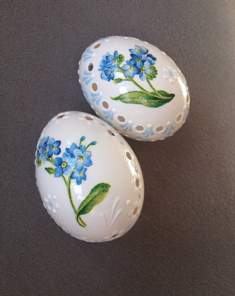 Set of 2 Hand Wax Decorated Eggs Madeira Traditional Slavic | Etsy